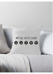 Декоративна възглавница The Witcher - Witcher symbols game